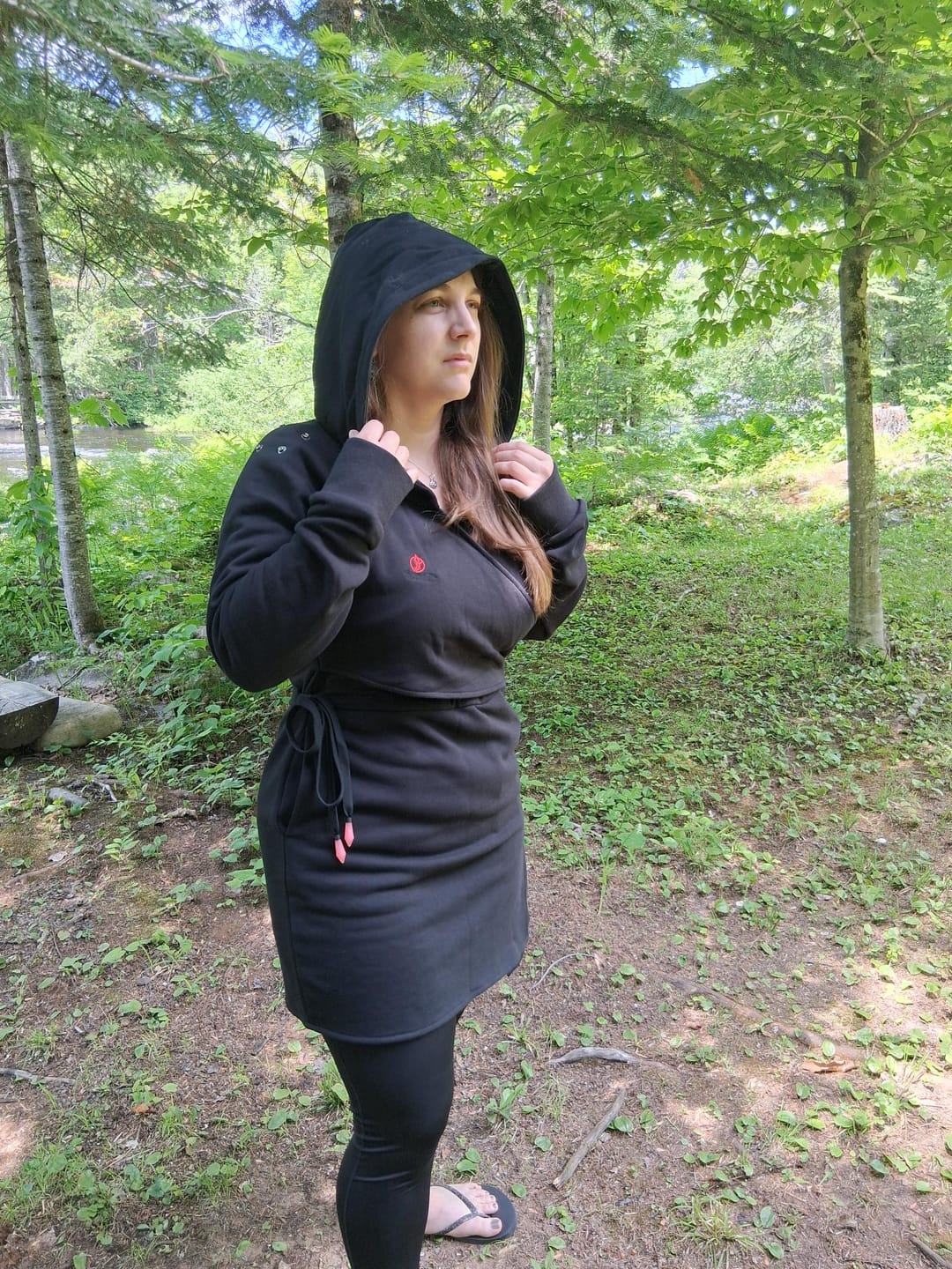 Customer photo review of Sorceress Hoodie Dress