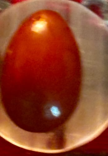 Customer photo review of Red Carnelian Yoni Egg
