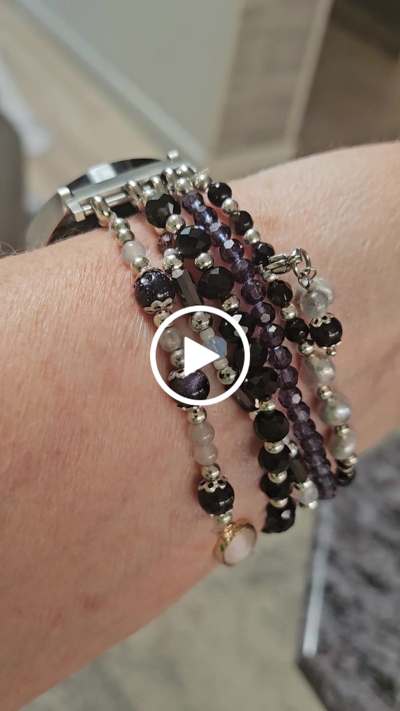 Customer video review of Ethereal Frost Samsung Galaxy Stretch Watch Strap