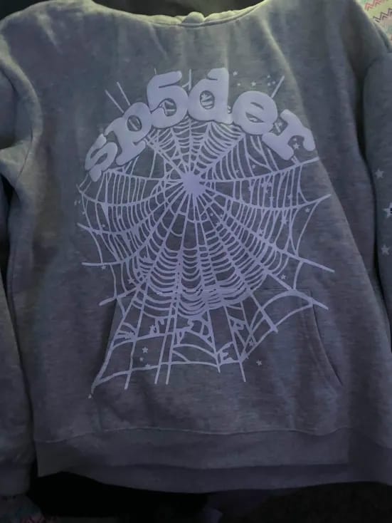 Customer photo review of SP5DER BELUGA HOODIE HEATHER GREY