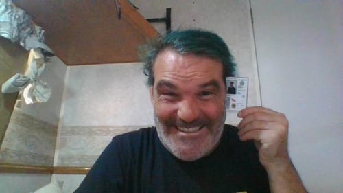 Customer photo review of Custom CAC-Style Military Coin – Name, Photo & Service Details