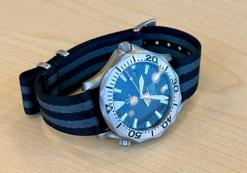 Customer photo review of Bond Nylon Watch Strap