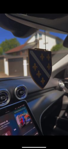 Customer photo review of Republic Bosnia and Herzegovina Car Hanging Ornament