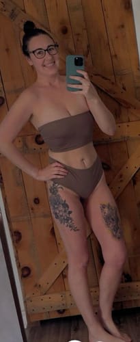 Customer photo review of 'Fearless' Bandeau Bikini Top