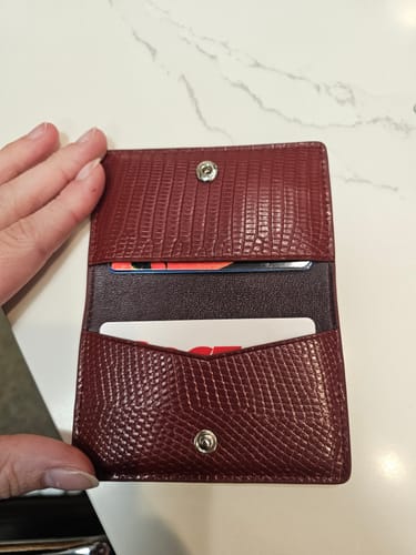 Customer photo review of Cardholder Red
