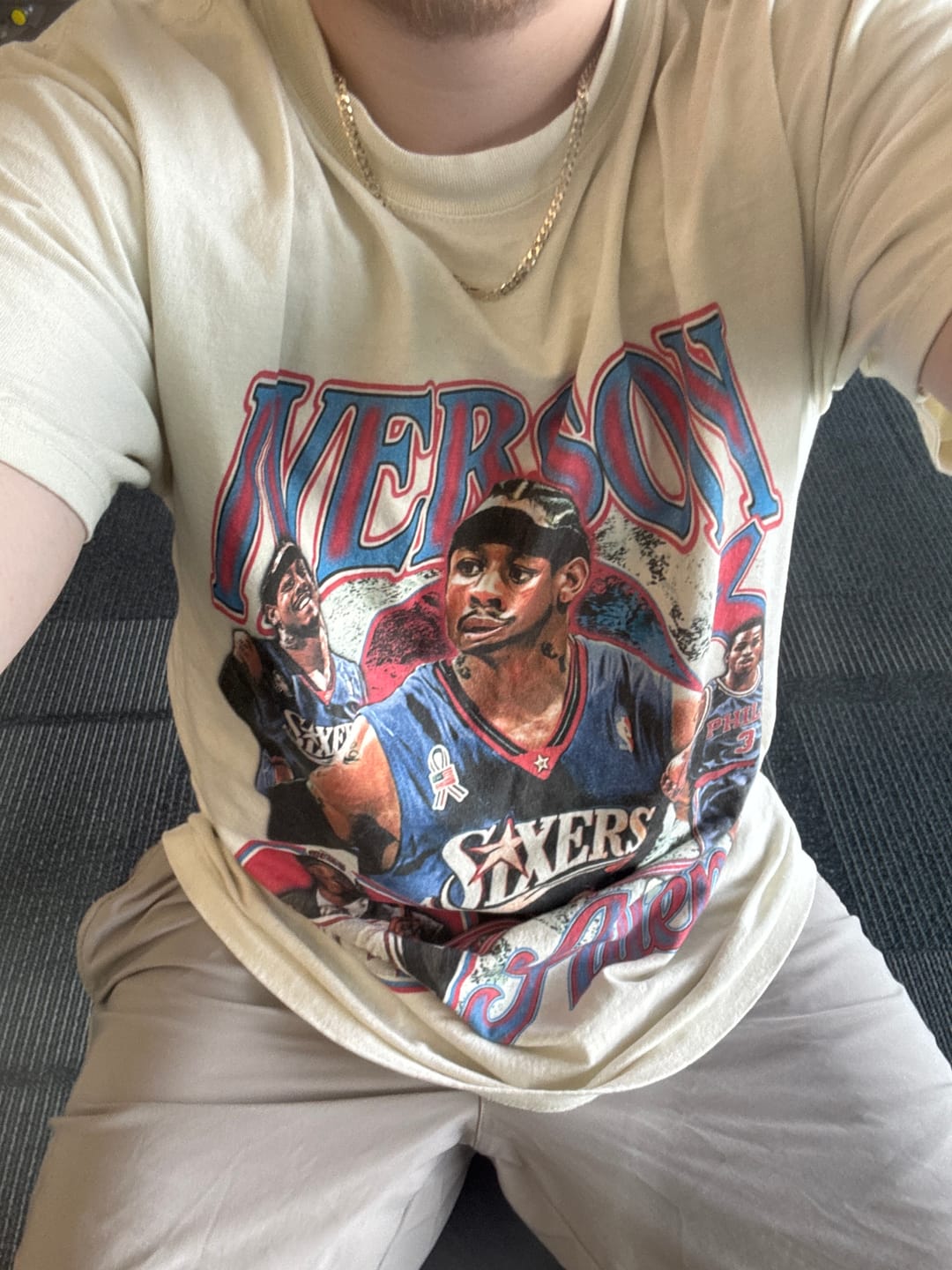 Customer photo review of Iverson "The Answer" Tee