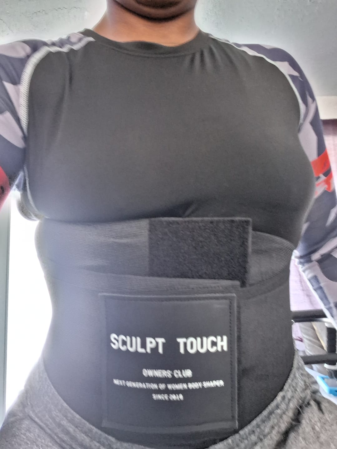 Customer photo review of (Free Gift🎁) Sauna Sweat Tummy Slimmer Girdle