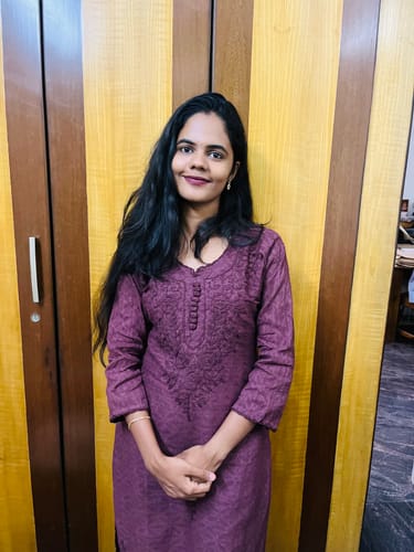 Customer photo review of Amber Brown long Jacquard Cotton kurta