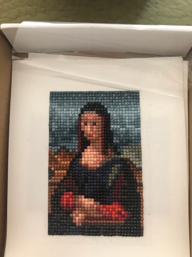 Customer photo review of Diamond Painting - 12 Mini-Paintings | Famous Artists Bundle