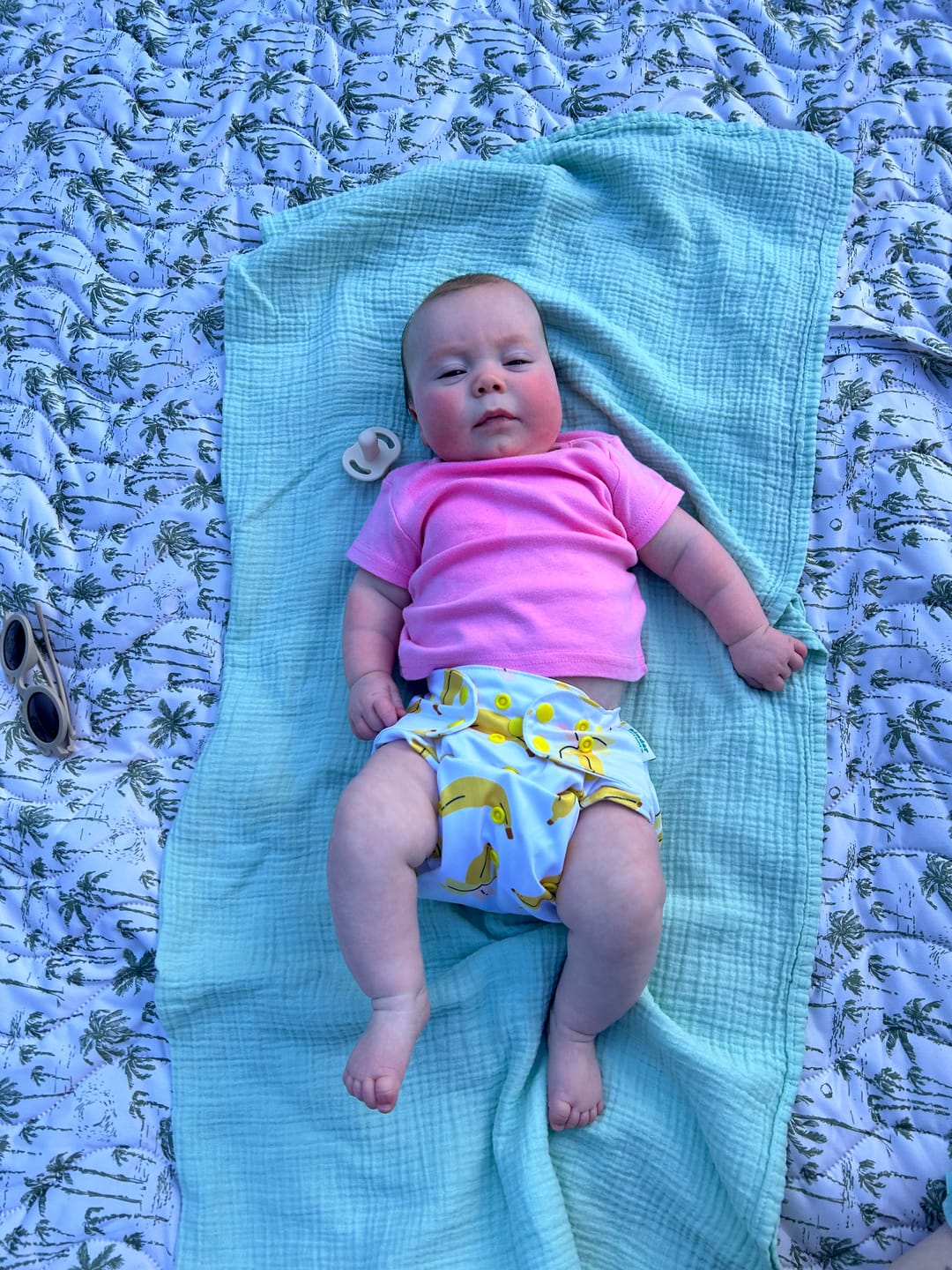 Customer photo review of Food: Essentials Pocket Cloth Diaper with Athletic Wicking Jersey, Grows with your Baby