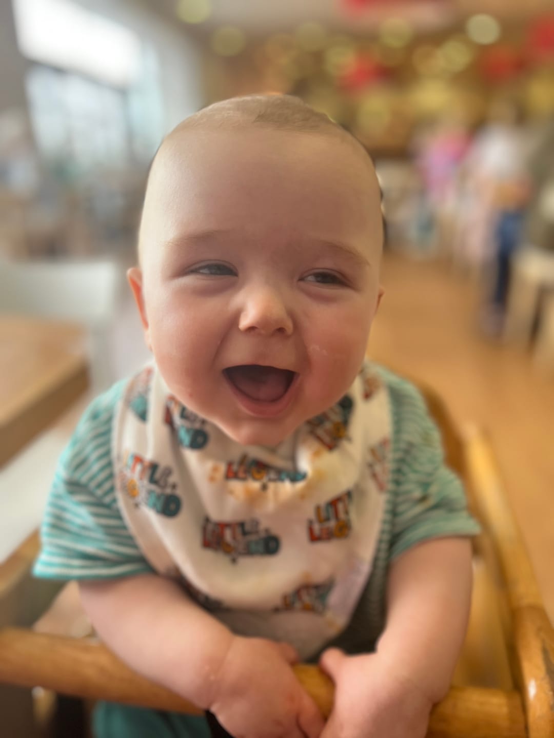 Customer photo review of Little Legend Teething Bib