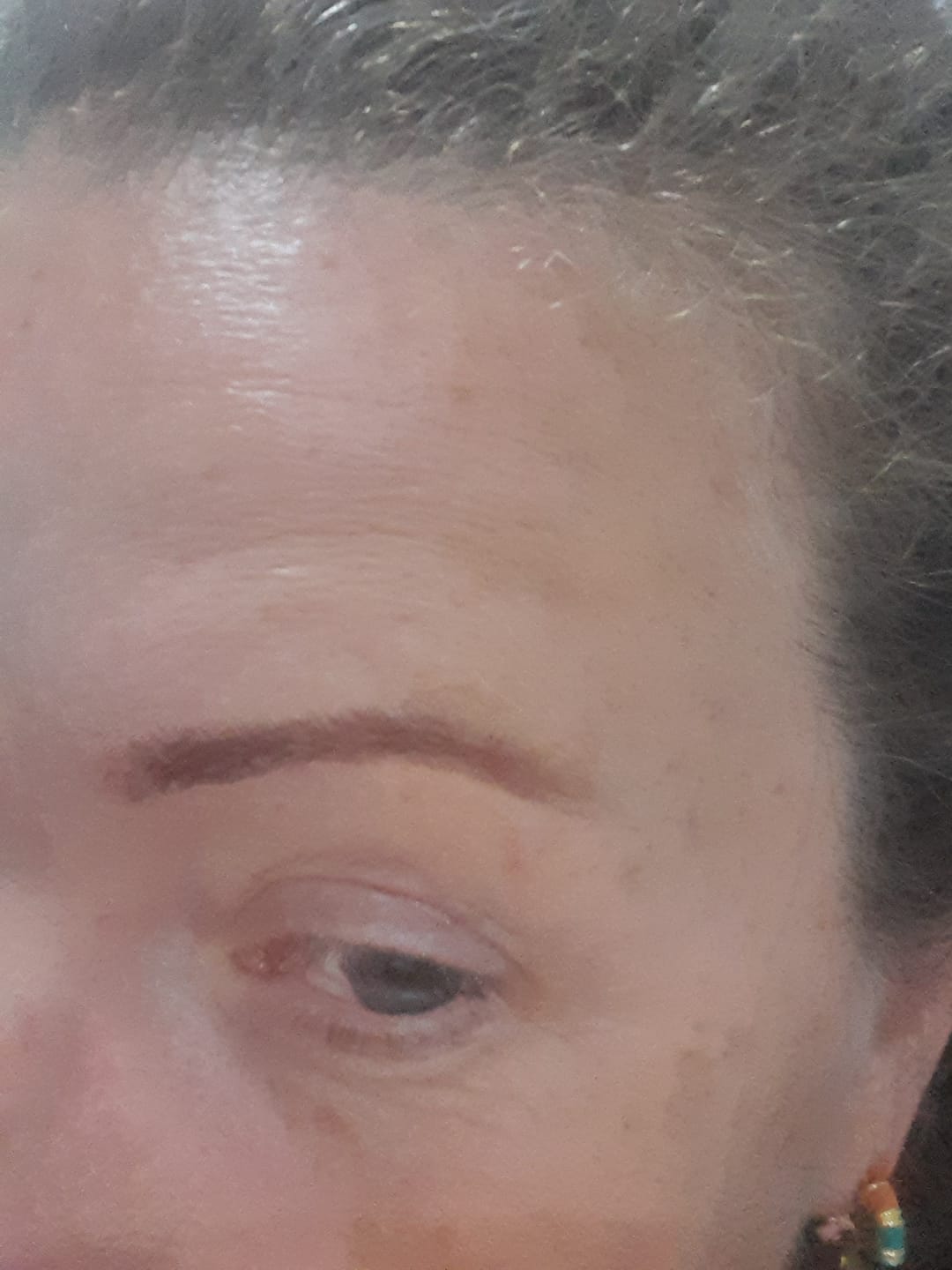 Customer photo review of PUREGLAM Brow-Fection