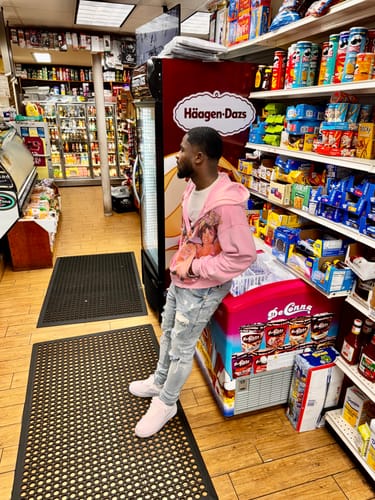 Customer photo review of Vale Forever Dreams Zip Up Hoodie Pink