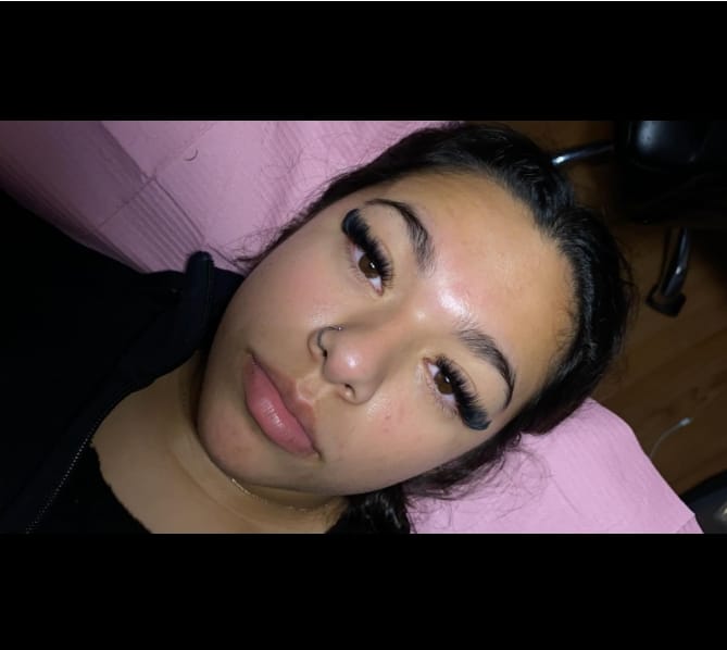 Customer photo review of Cashmere Luxe Lashes 0.05mm