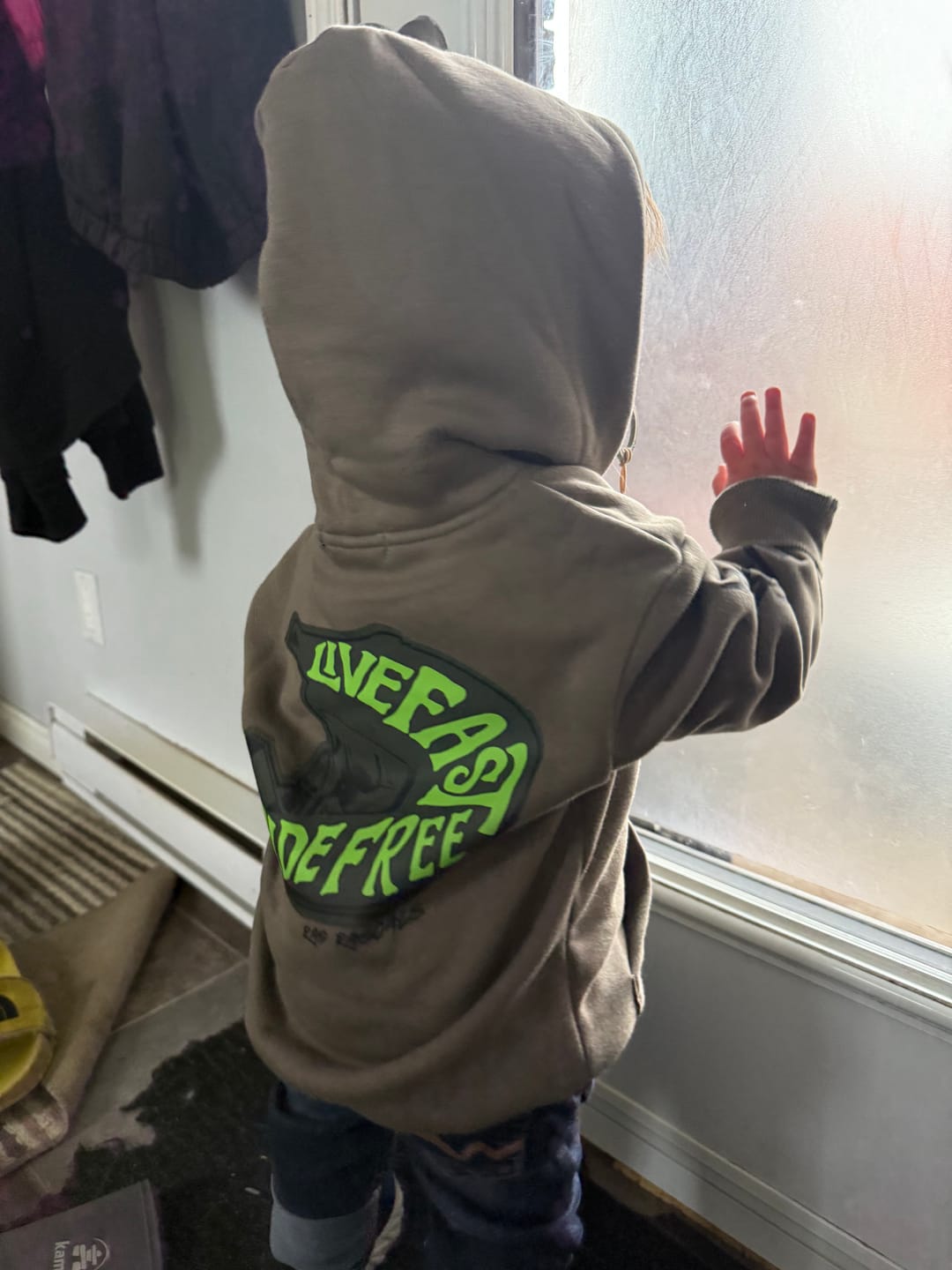 Customer photo review of Live Fast Ride Free - Hoodie