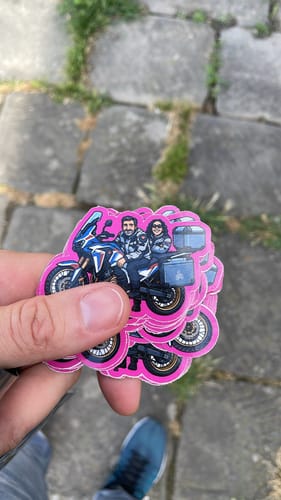 Customer photo review of Sticker Vinile Classico