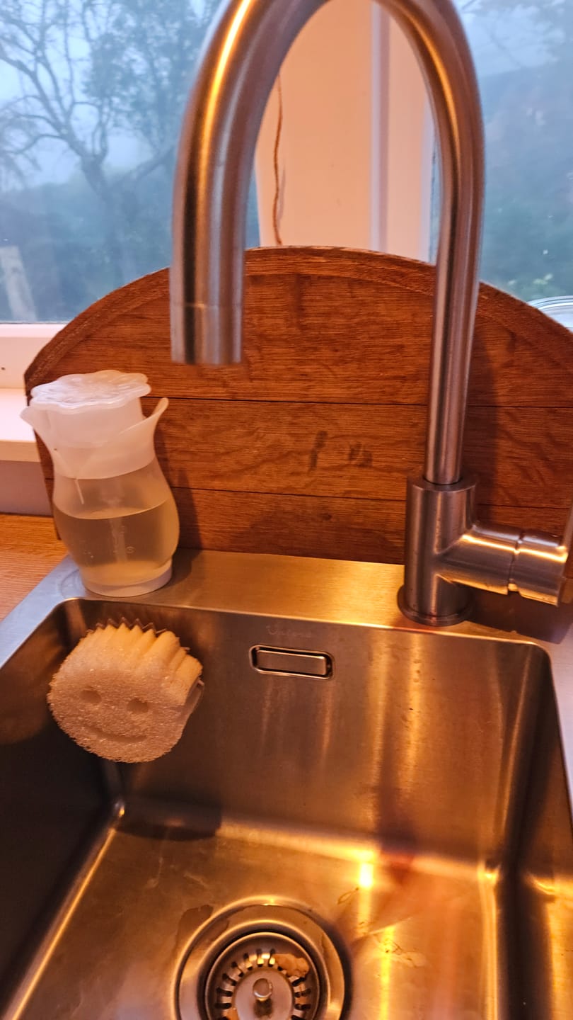 Customer photo review of Scrub Mommy Dye Free