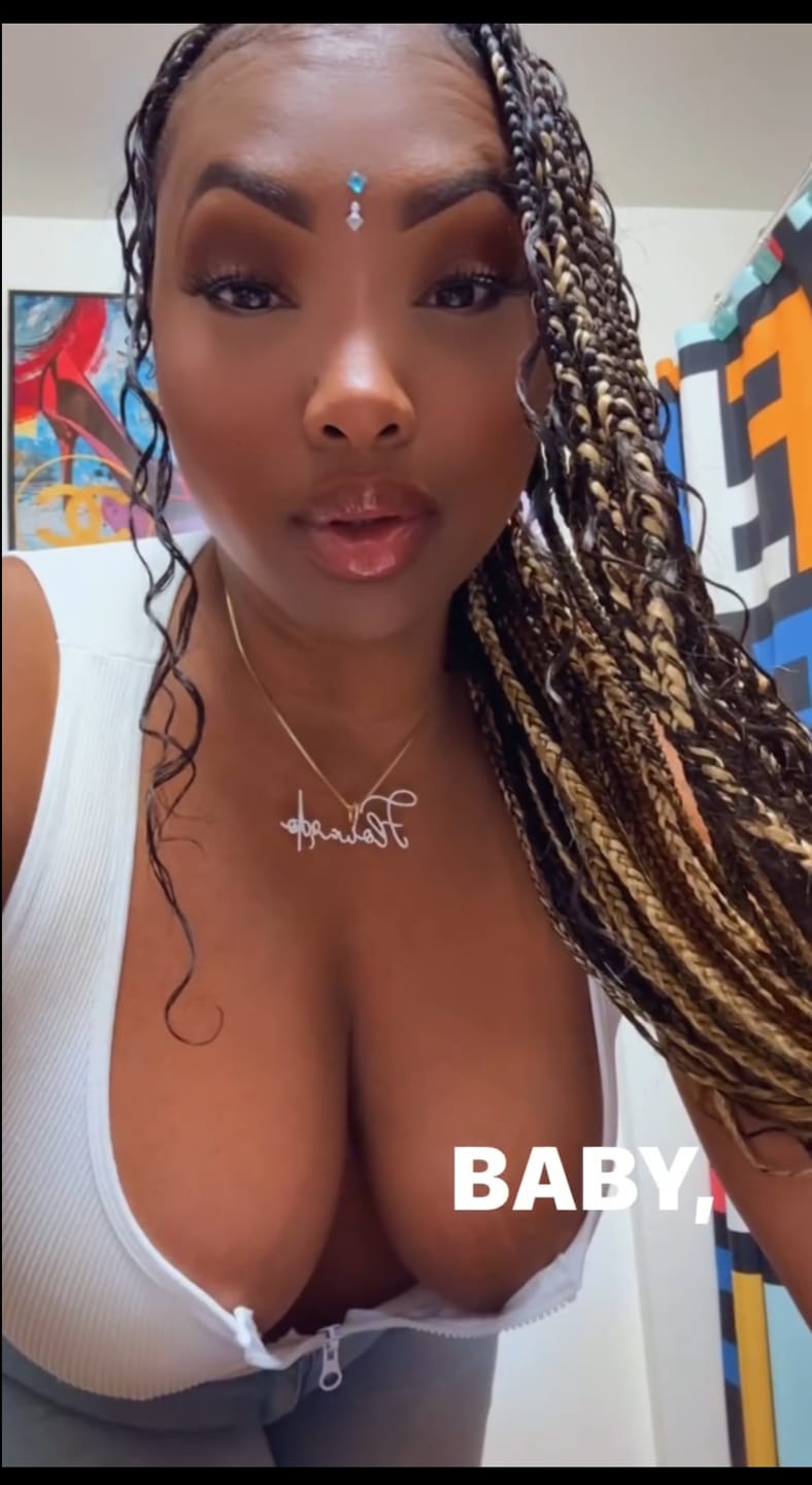 Customer photo review of Luxe Crystal Custom Pendant Necklace