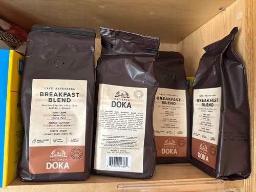 Customer photo review of Café Hacienda Doka Breakfast Blend