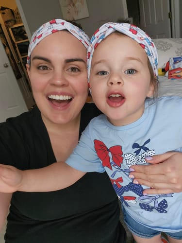 Customer photo review of DuoStyle Scrub Hat - *PREORDER* Bomb Pops (will ship early-mid June) *your entire order will ship together