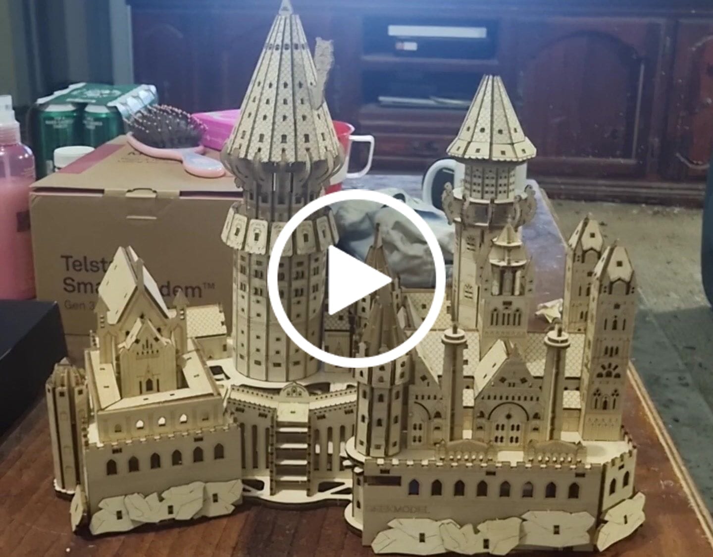 Customer video review of Rokrgeek Magic School Music Box 3D Wooden Puzzle