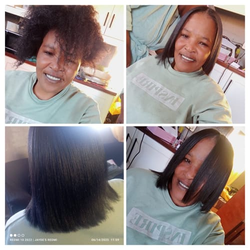 Customer photo review of Brasilian Hair Seduction Titanium Iron 25mm (110-230 degrees)