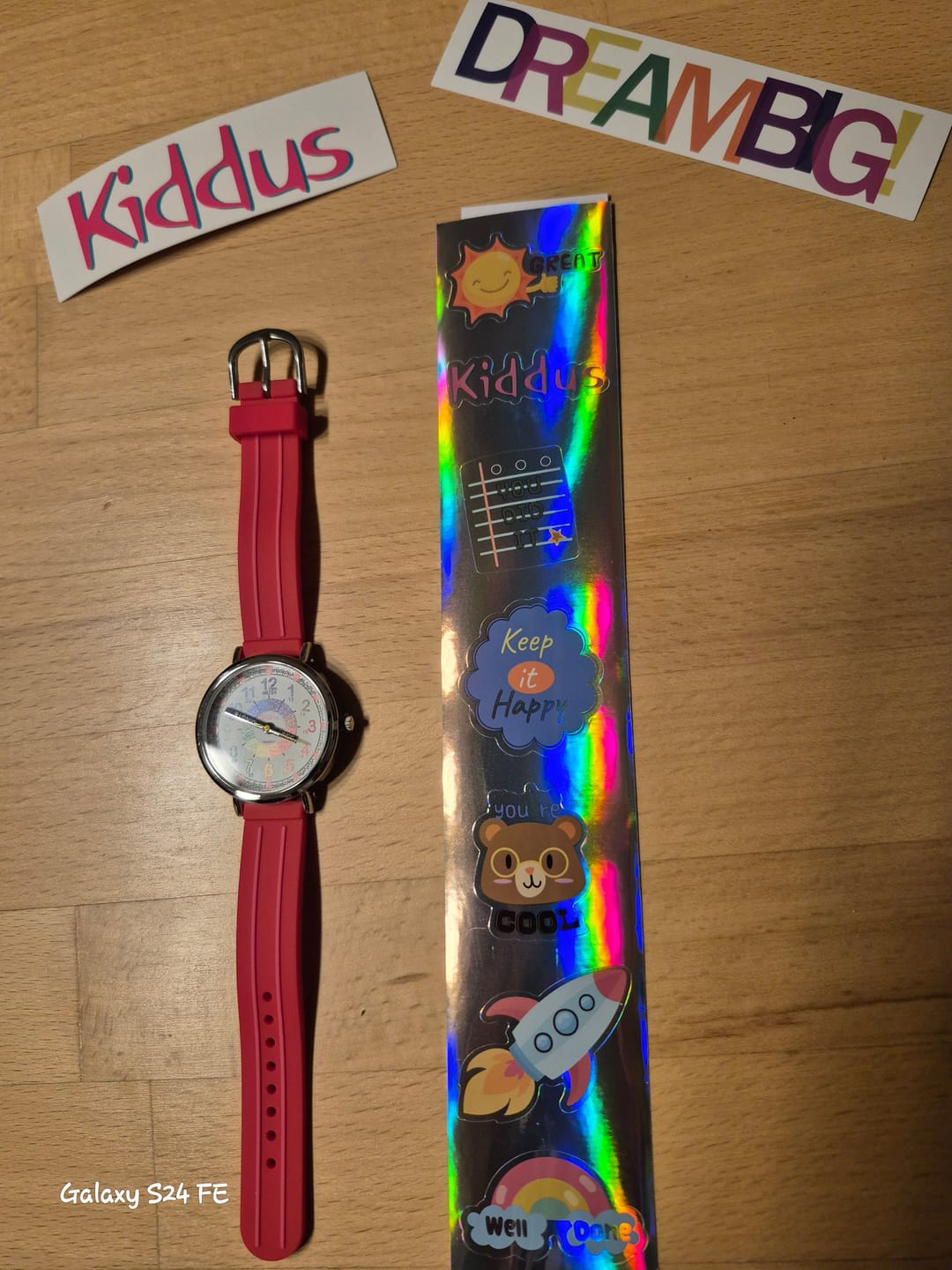 Customer photo review of Red Time Teacher - Educational Watch