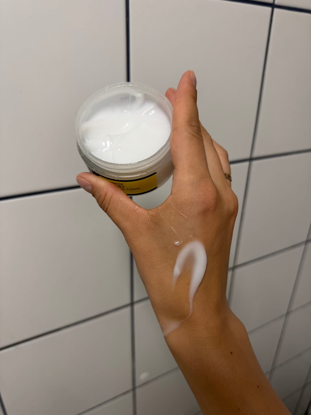 Customer photo review of Aktīvas iedarbības krēms ar gliemežu mucīnu Cosrx Advanced Snail 92 All in One Cream