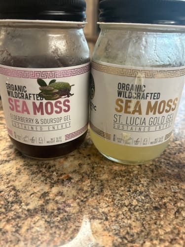 Customer photo review of Elderberry & Soursop Sea Moss Gel