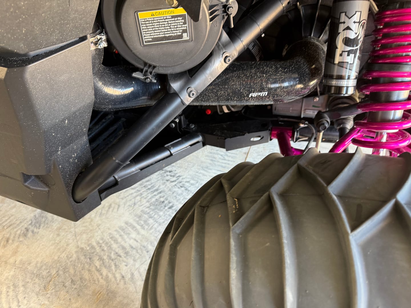 Customer photo review of RPM Polaris XPEDITION Clutch Intake Tube