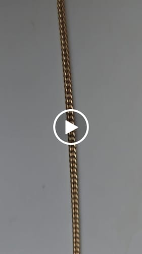 Customer video review of 14K Gold Heart Chain Anklet Bracelet