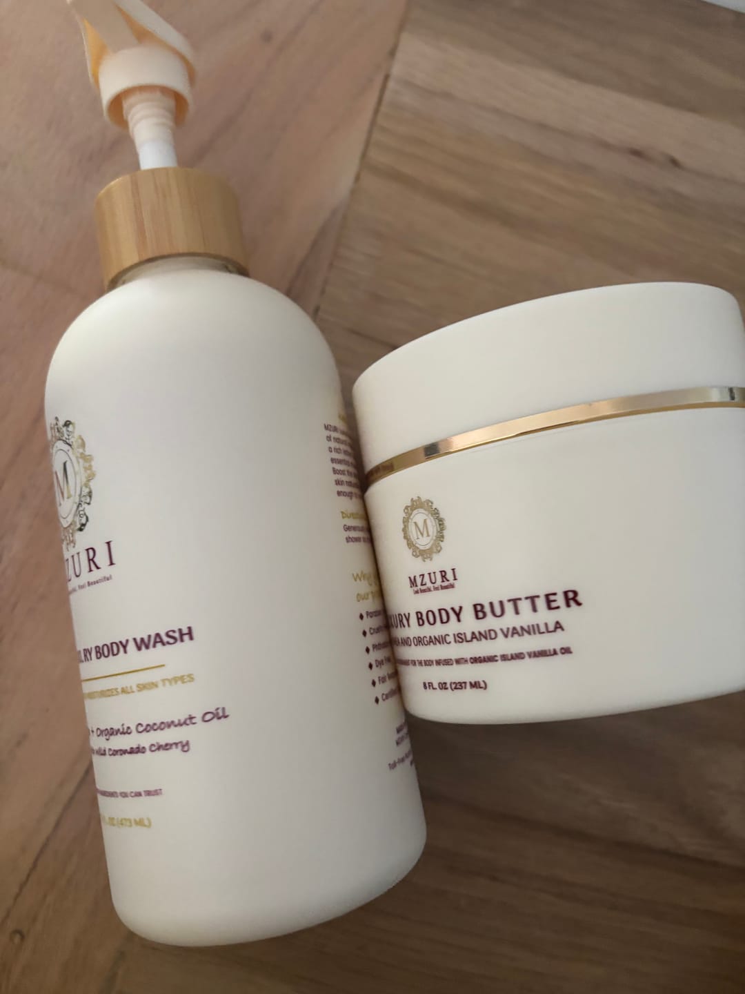 Customer photo review of Value Pack - Body Wash | Body Butter