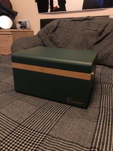 Customer photo review of DISCOVERY 2.0 Storage Stash Box with Fingerprint Lock (Natural)
