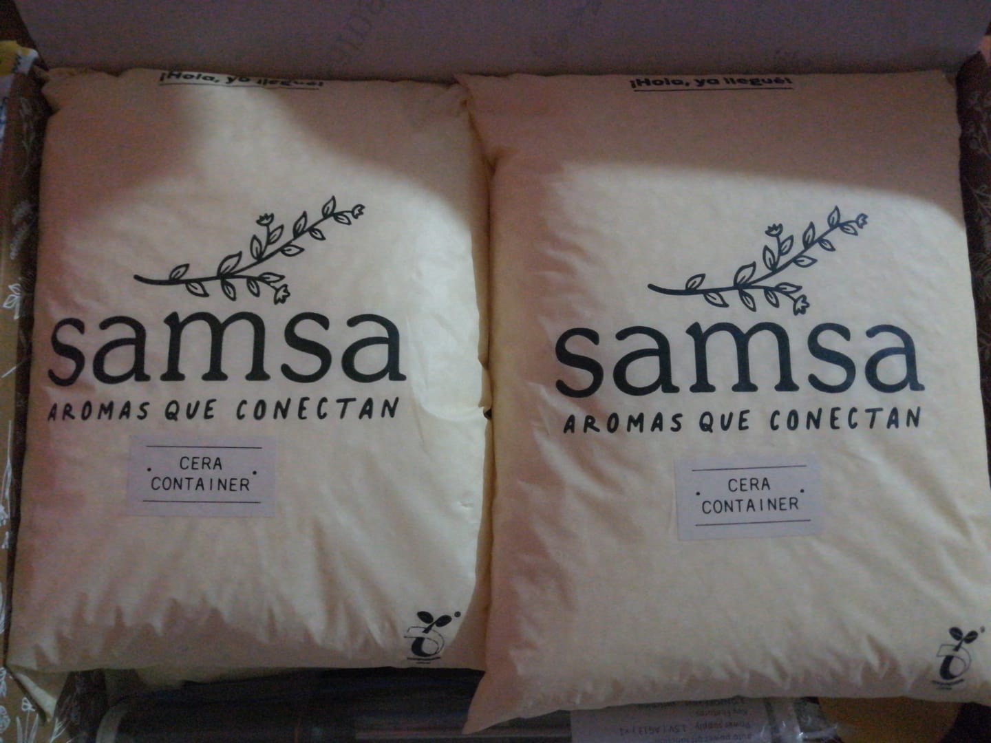 Customer photo review of Cera de Soja BPF Contenedor