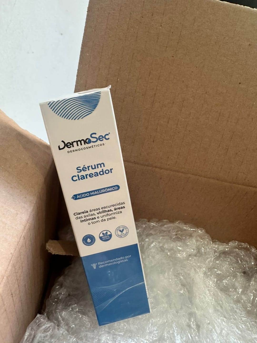 Customer photo review of Sérum Clareador Potente