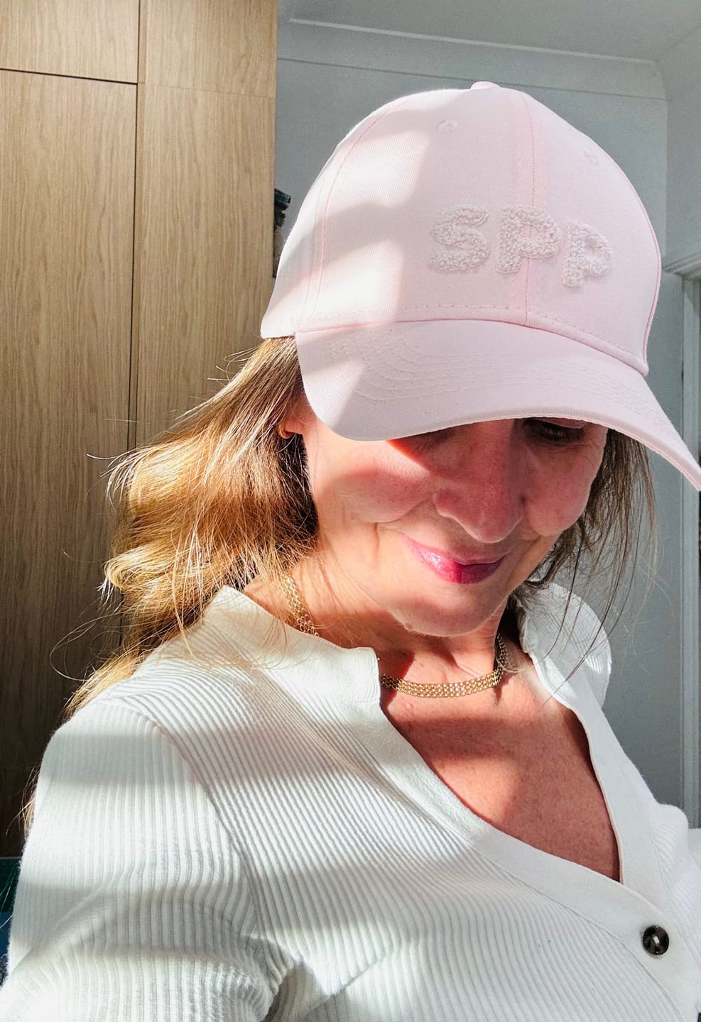 Customer photo review of Signature 'SPP' Cap - Blush