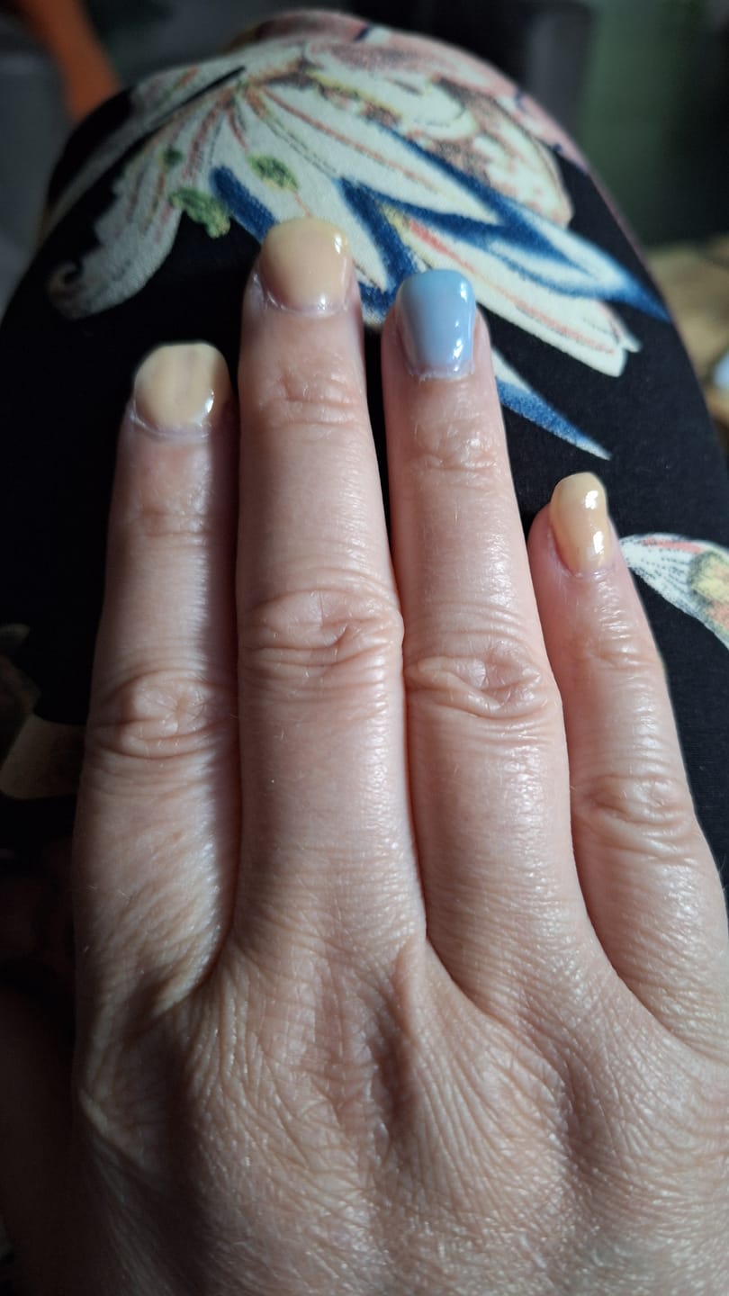 Customer photo review of Honey Dipping Powder