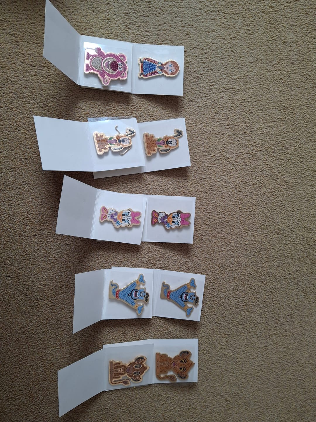 Customer photo review of Disney Crystal Art Pin Badge - Blind Bag