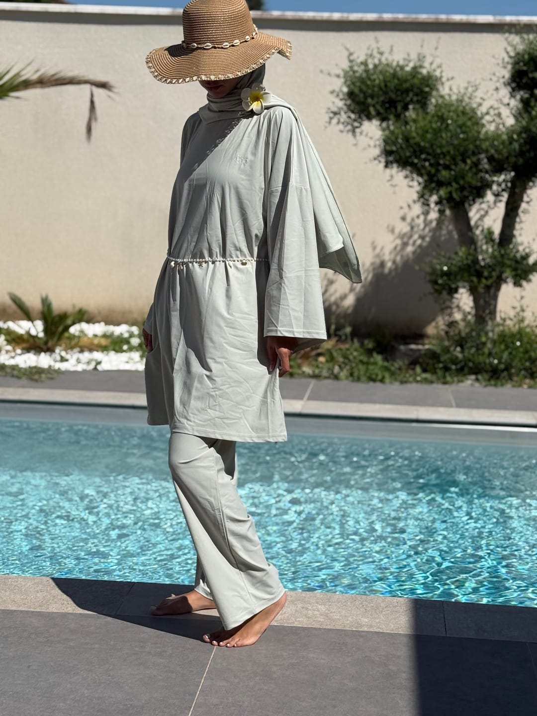 Customer photo review of Burkini alba | 3 pièces - matcha