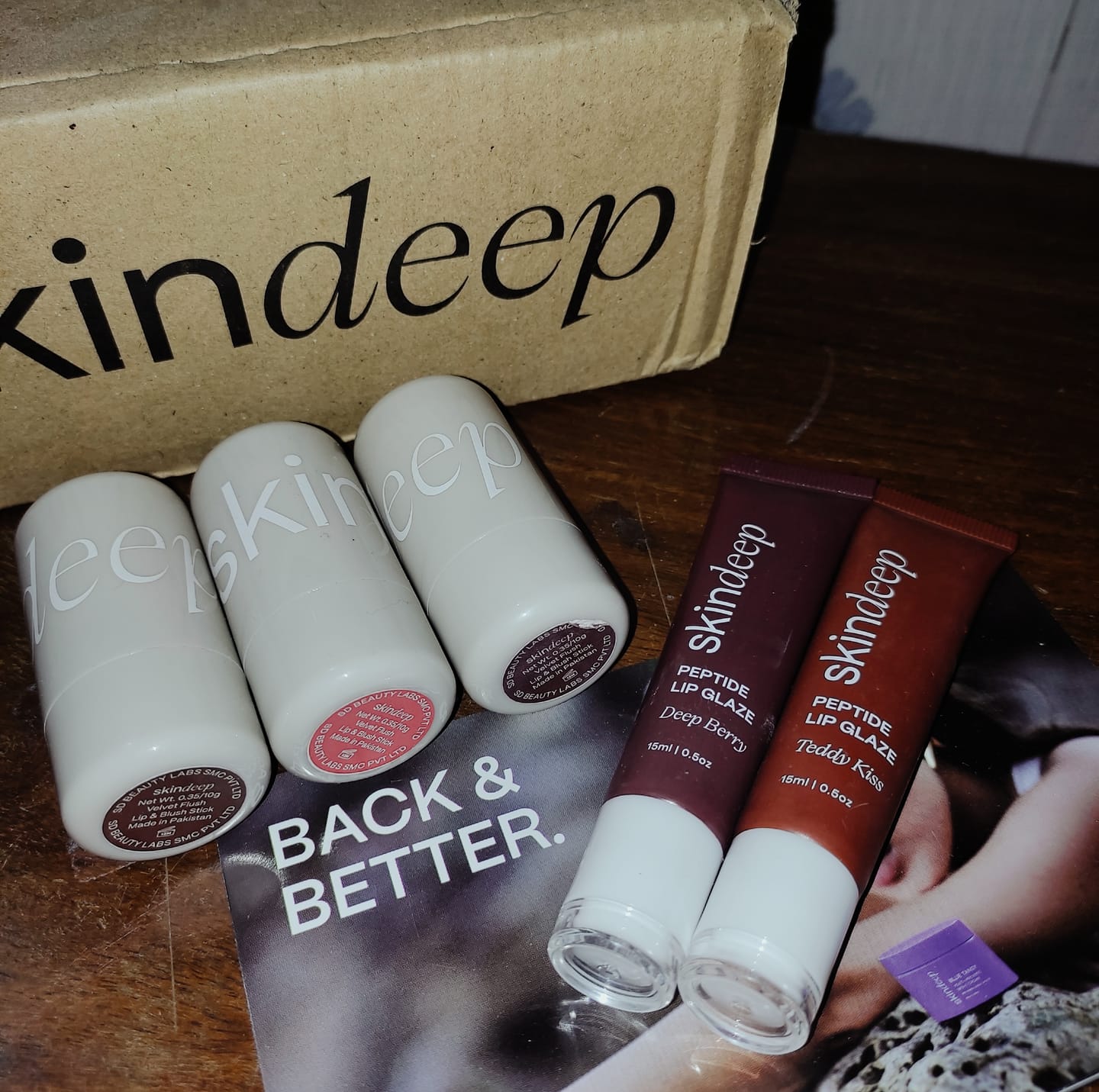 Customer photo review of Velvet Flush Trio