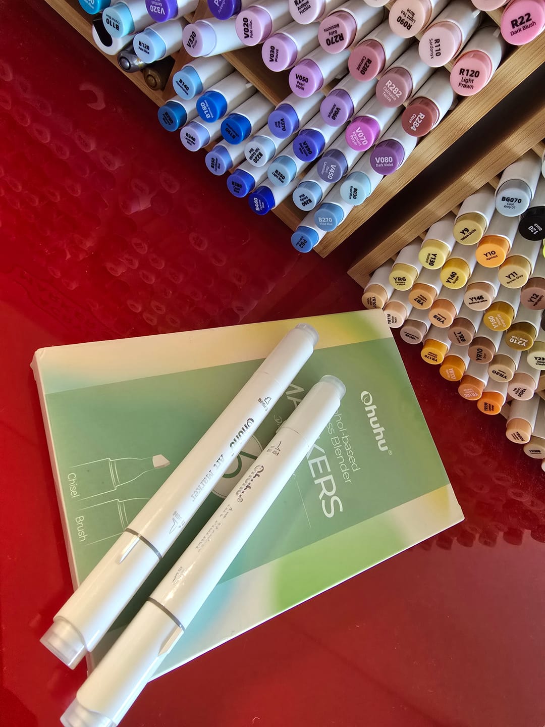 Customer photo review of Ohuhu Honolulu Colorless Blender Marker - Pack of 6