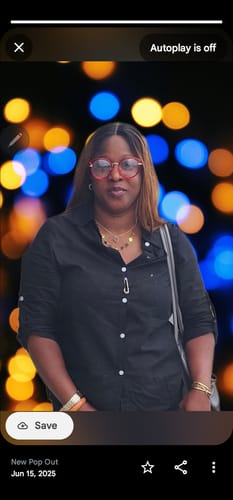 Customer photo review of Monogram Statement Pendant Necklaces