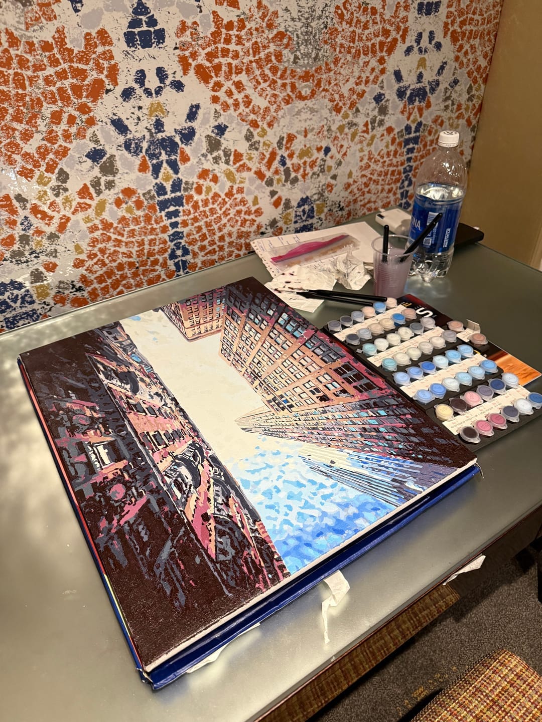 Customer photo review of Custom Paint by Numbers Kit