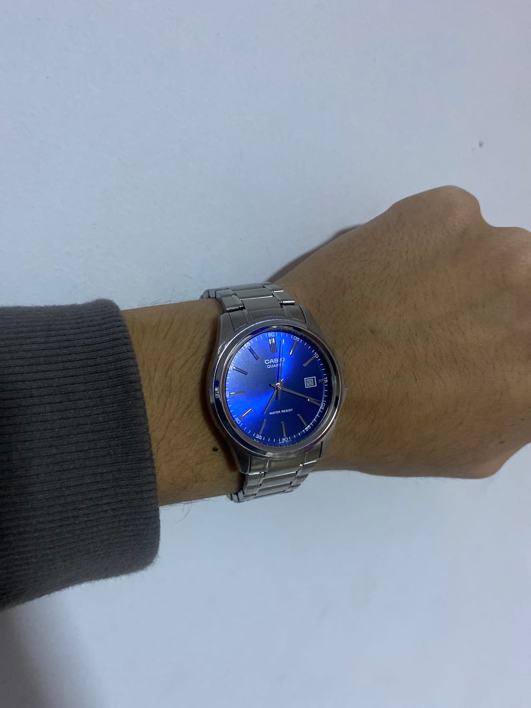 Customer photo review of Reloj Casio Análogo MTP-1183A-2A Azul Acero Inoxidable