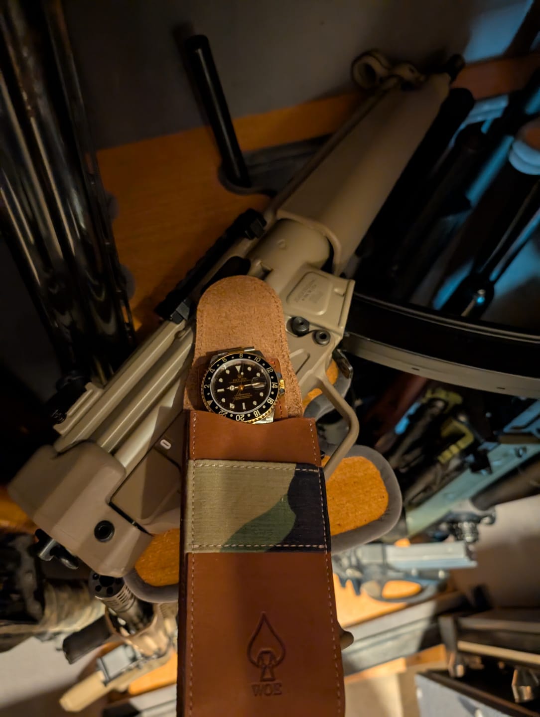 Customer photo review of Travel Pouch and Challenge Coin
