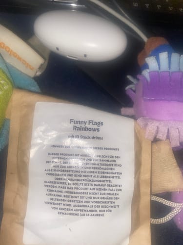 Customer photo review of THC Spacegummies Rainbow