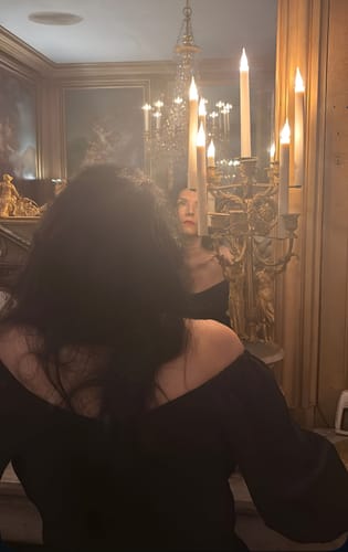 Customer photo review of Vacation Dress in Black - Vixen by Micheline Pitt