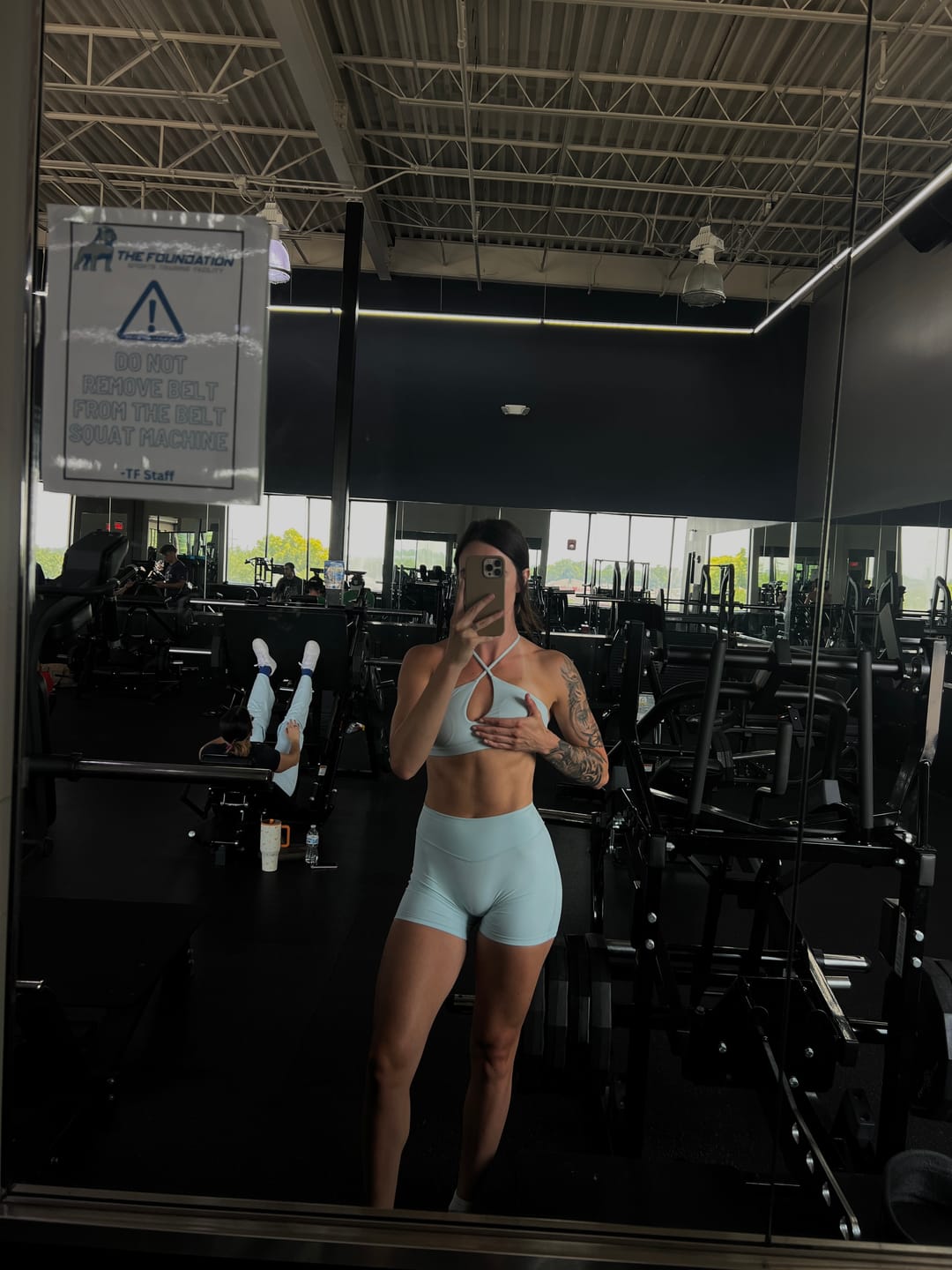 Customer photo review of W130 Amore Scrunch Short