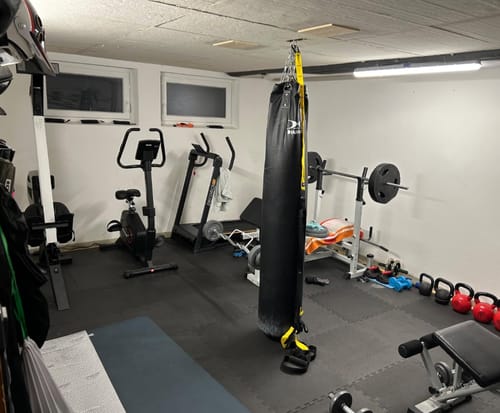 Customer photo review of 360° Bodenschutzmatten "HomeGym"