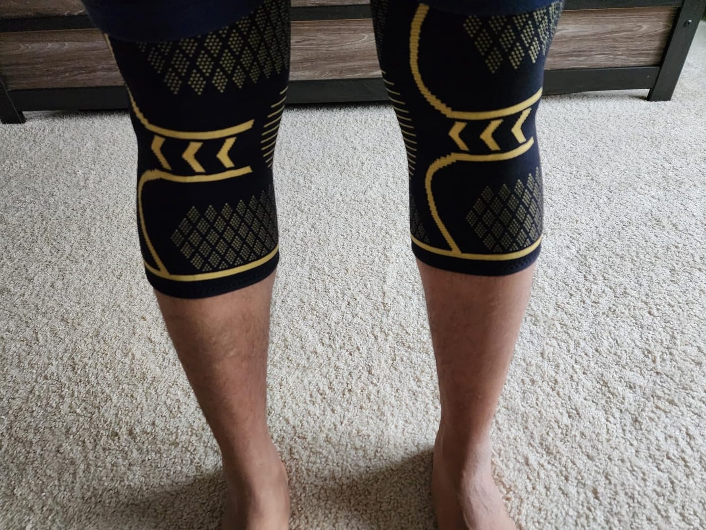 Customer photo review of WeRelieve™ Copper Knee Compression Sleeve